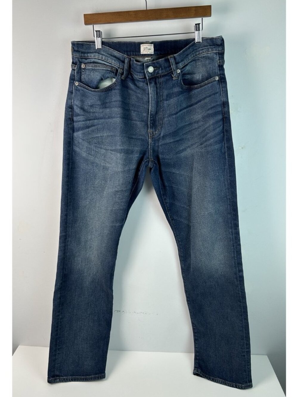 J Crew Men’s 770 Straight Fit Stretch Jeans Kurabo Premium Japanese Fabric 36x32